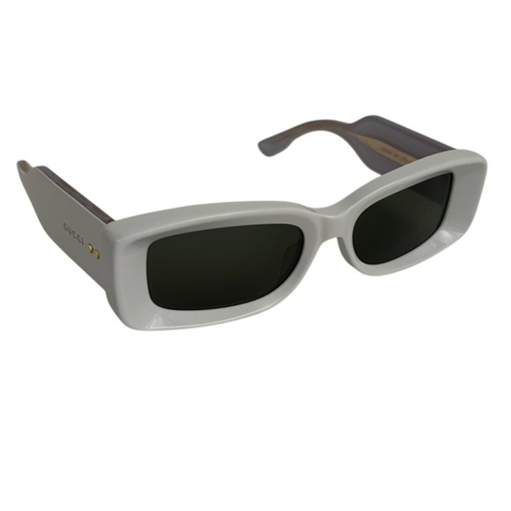 Gucci Square Shiny‎ Pastel Light Blue Recycled Acetate Sunglasses GG1528S-004